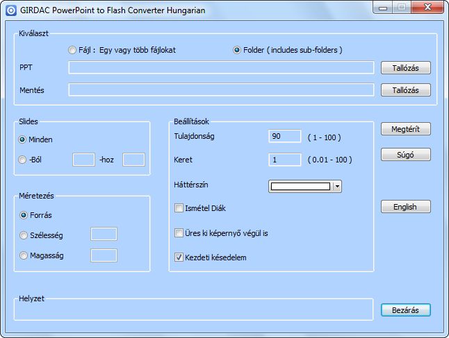 PowerPoint to Flash Converter in Hungarian